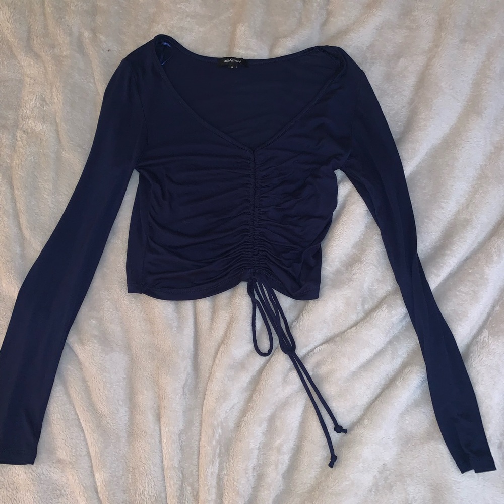 long sleeved crop top